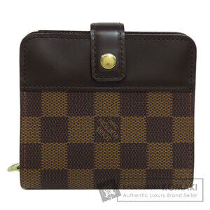 Louis Vuitton Compact Zip Bifold Wallet Monogram Canvas